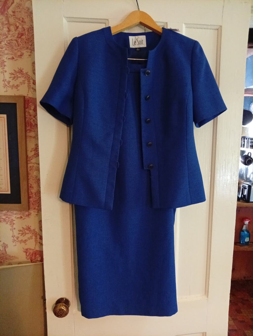 VTG Le Suit set maxi skirt jacket 8 size M